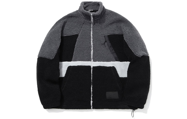 Li-Ning BADFIVE Colorblock Stand Collar Jacket Gray AFDQ755-2