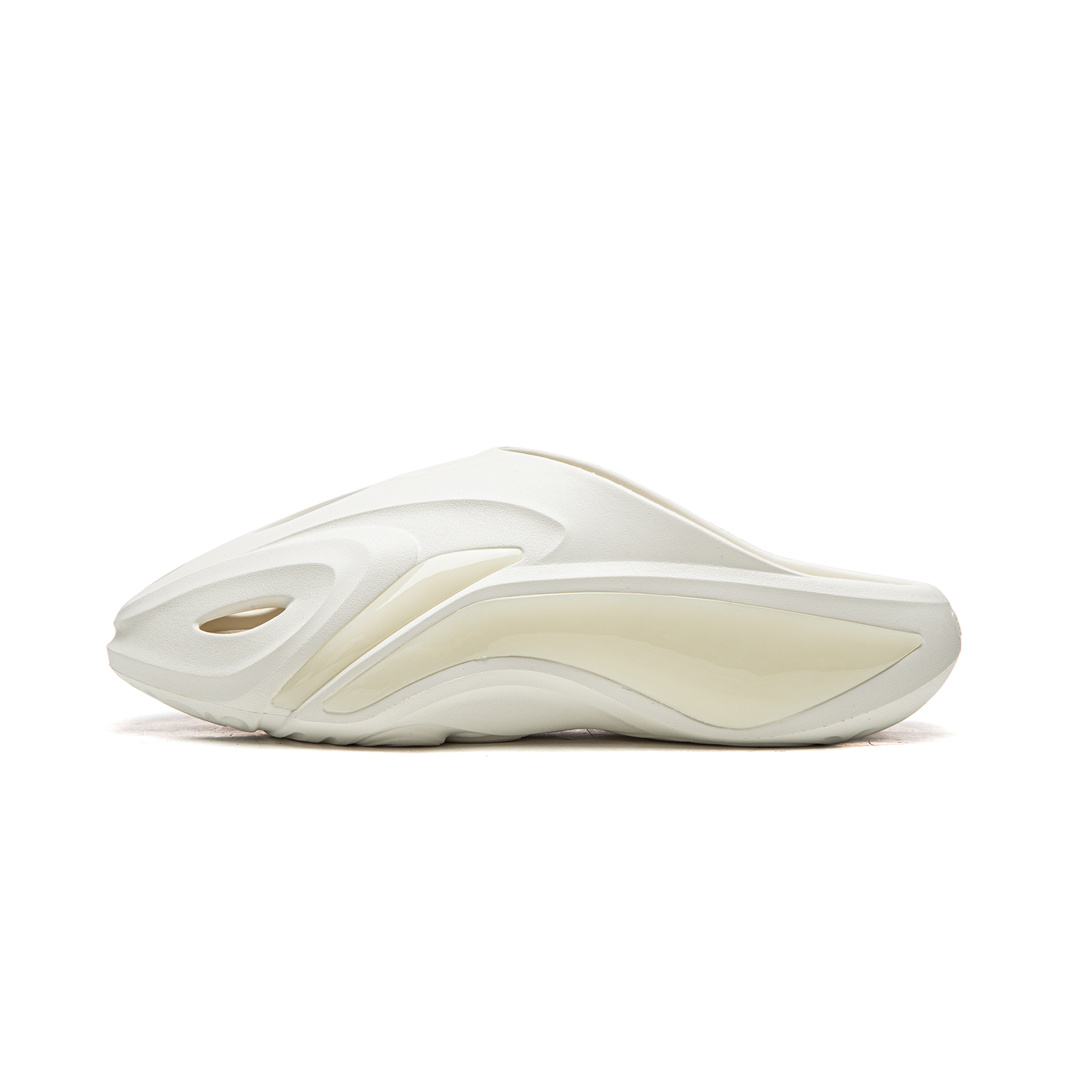 Li-Ning BADFIVE Doom Clog Beige Lightweight Breathable Slip-Resistant Shoes ABTW005-3