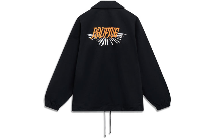 Li-Ning BADFIVE Embroidered Logo Casual Jacket Black - AFDT053-1