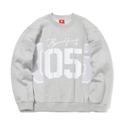 Li-Ning BADFIVE Embroidered Patchwork Basketball Hoodie - Gray AWDQ931-3