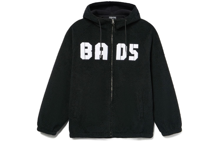 Li-Ning BADFIVE Fleece-Lined Loose Knit Cardigan Jacket Black Men’s AFDR733-5