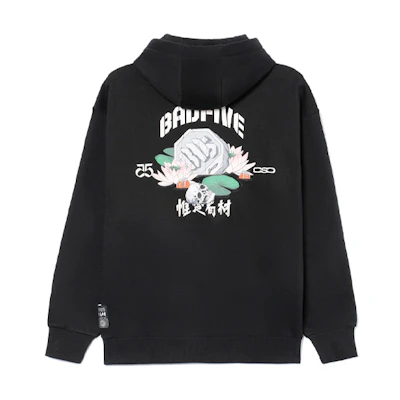 Li-Ning BADFIVE Fleece Hoodie Unisex Black - Warm & Loose Fit AWDRD25-4