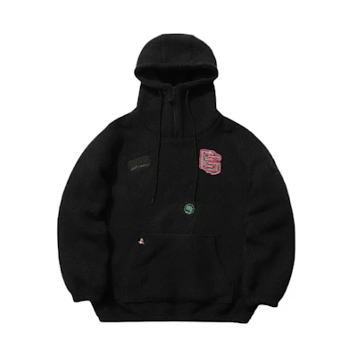 Li-Ning BADFIVE Fleece Pullover Sweatshirt Black AWBR003-2
