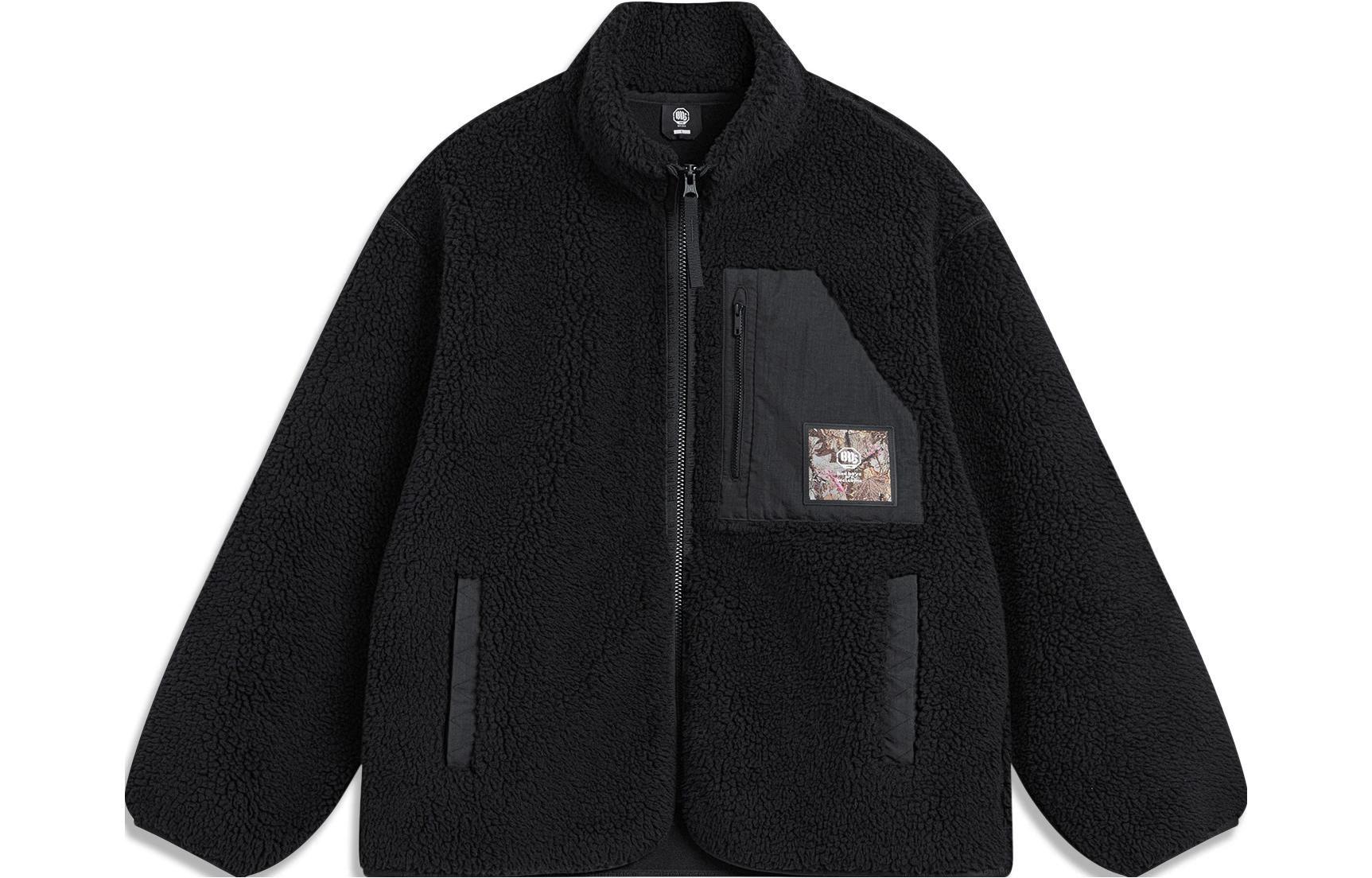 Li-Ning BADFIVE Fleece Zip Jacket Black AFDT667-4
