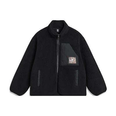 Li-Ning BADFIVE Fleece Zip Jacket Black AFDT667-4