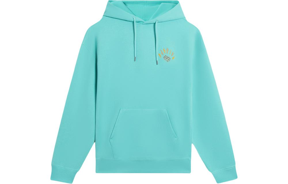 Li-Ning BADFIVE Fluorescent Jade Green Letter Print Hoodie AWDSA69-2