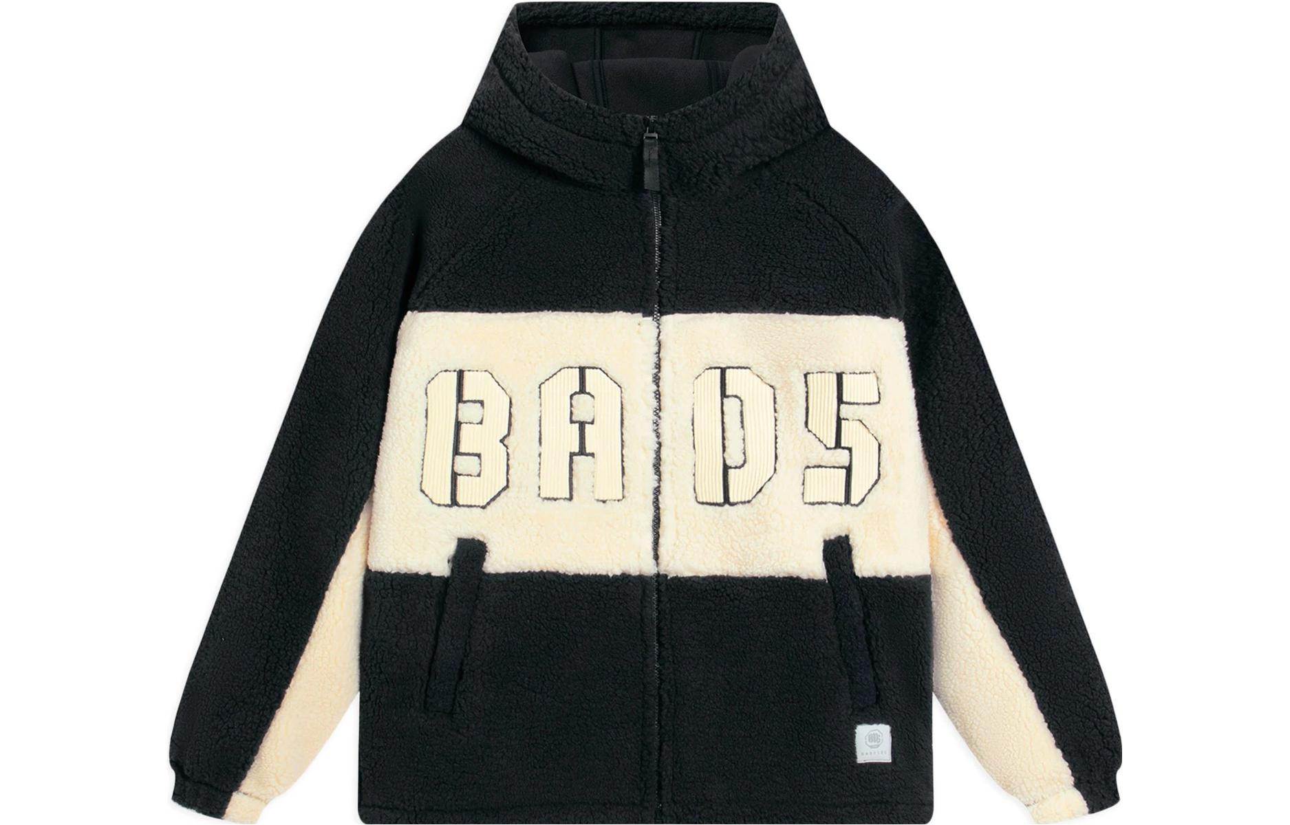Li-Ning BADFIVE FW22 Colorblock Letter Patchwork Zip Hoodie Jacket Men AFDSA69-4