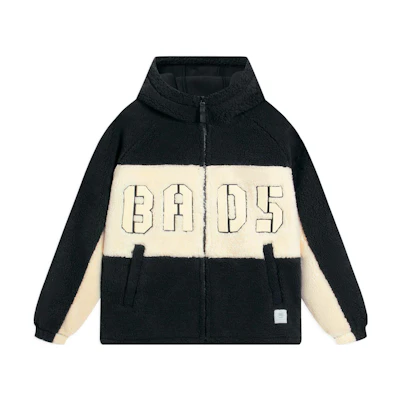 Li-Ning BADFIVE FW22 Colorblock Letter Patchwork Zip Hoodie Jacket Men AFDSA69-4