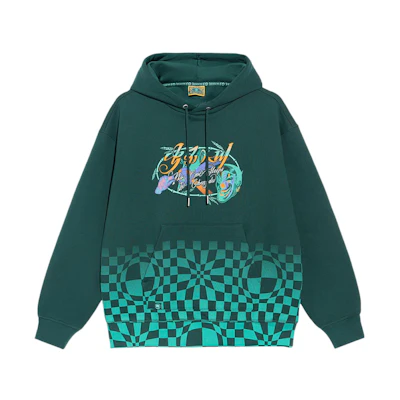 Li-Ning BADFIVE Graphic Hoodie Green - Unisex Streetwear Pullover AWDRH63-3