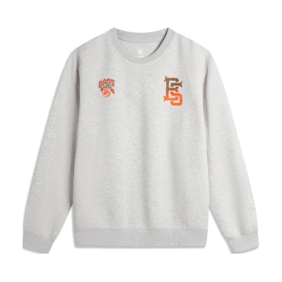 Li-Ning BADFIVE Graphic Loose Fit Sweatshirt Gray/Water Drop Gray AWDU259-6