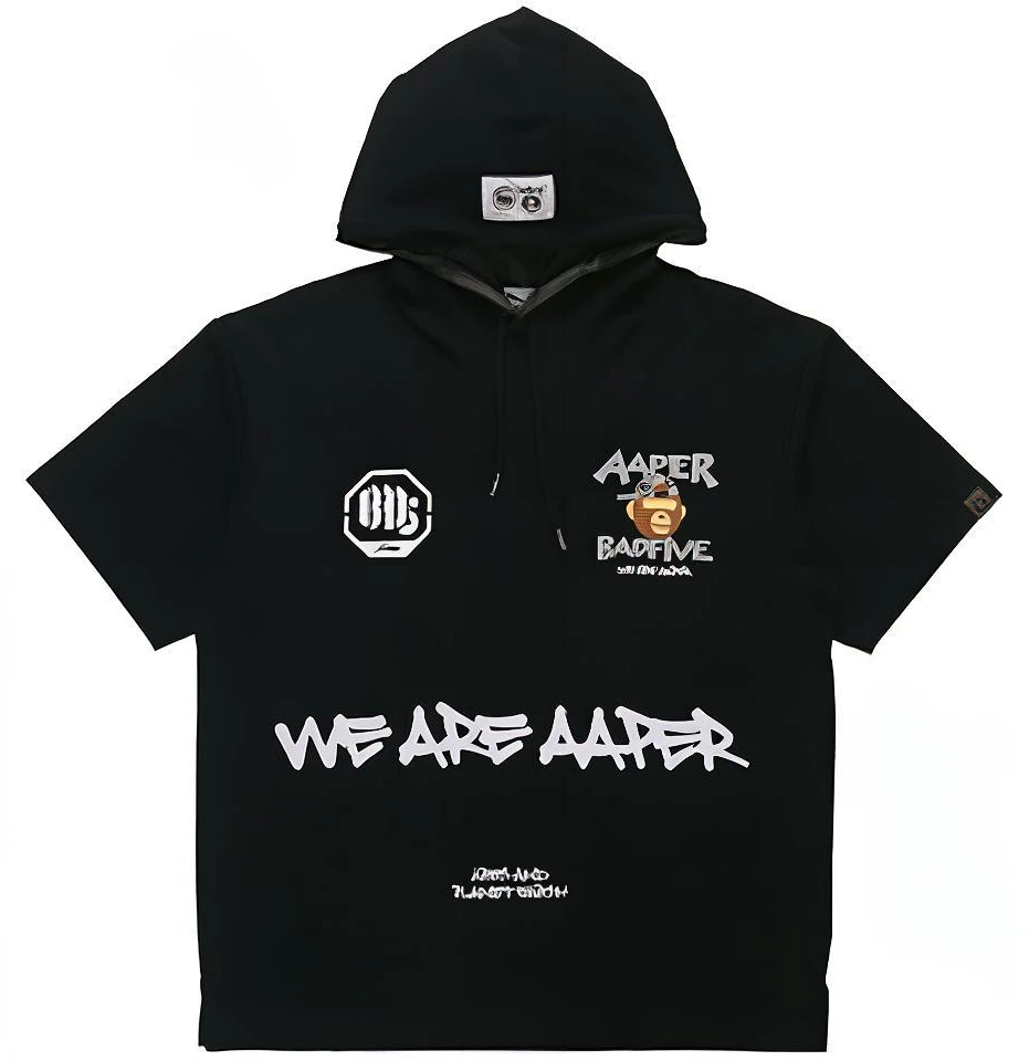 li-ning-badfive-hoodie-black-short-sleeve-ape-print-tactical-theme-awdr-719-1