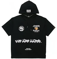 Li-Ning BADFIVE Hoodie Black Short Sleeve Ape Print Tactical Theme AWDR719-1 Li-Ning BADFIVE Hoodie Black Short Sleeve Ape Print Tactical Theme AWDR719-1