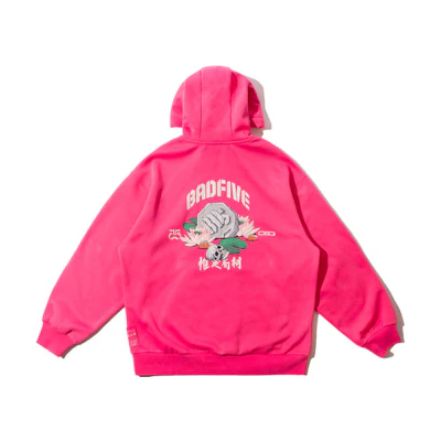 Li-Ning BADFIVE Hoodie Pink Unisex Fleece Pullover Warm Casual Wear AWDRD25-2