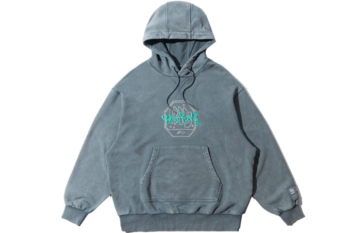 Li-Ning BADFIVE Hoodie Unisex - Powder Blue Casual Pullover AWDRD23-3