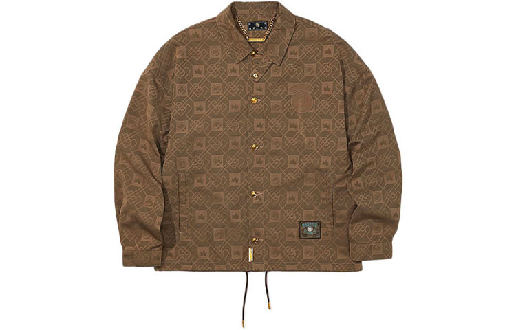 Li-Ning BADFIVE Jiang Zuo Loose Fit Casual Jacket Brown AFDR933-1