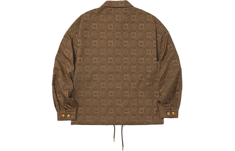 Lookbook Li-Ning BADFIVE Jiang Zuo Loose Fit Casual Jacket Brown AFDR933-1