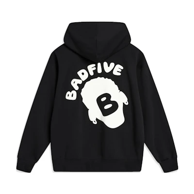 Li-Ning BADFIVE Letter Print Black Sweatshirt Unisex AWDT869-4