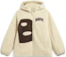 Buy Li-Ning BADFIVE Letter Print Hoodie Fleece Jacket - Misty Khaki AFDT665-1