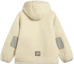 Lookbook Li-Ning BADFIVE Letter Print Hoodie Fleece Jacket - Misty Khaki AFDT665-1