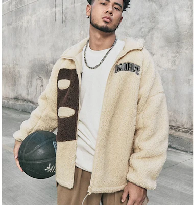 Li-Ning BADFIVE Letter Print Hoodie Fleece Jacket - Misty Khaki AFDT665-1 Shop Li-Ning BADFIVE Letter Print Hoodie Fleece Jacket - Misty Khaki AFDT665-1