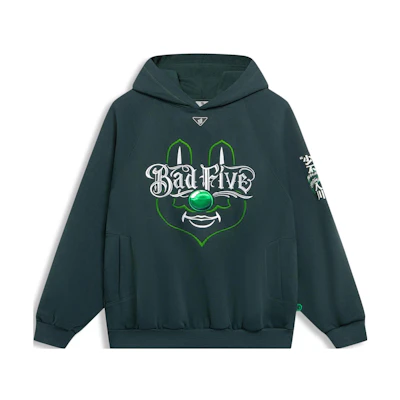 Li-Ning BADFIVE Letter Print Pullover Sweatshirt Men’s Mint Green AWDSJ09-2