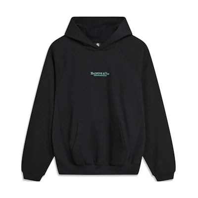 Li-Ning BADFIVE Letter Printed Hoodie Unisex Black AWDTC89-4