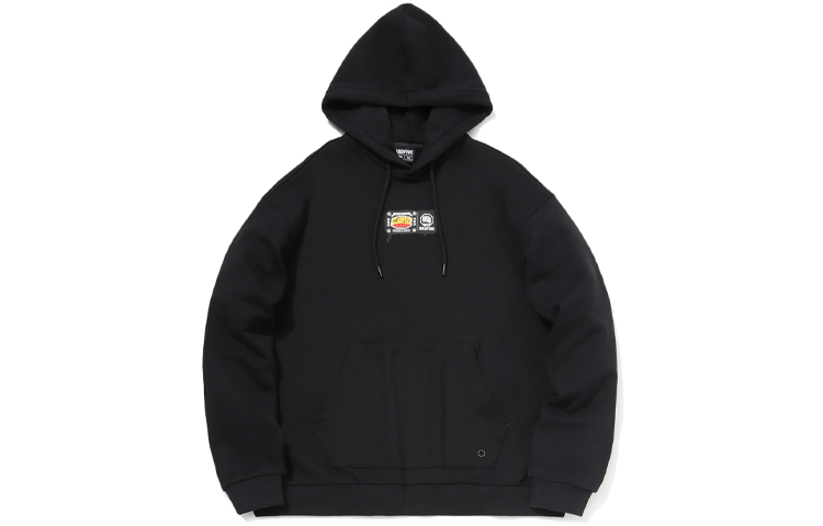 Li-Ning BADFIVE Loose Fit Cartoon Hoodie Black Casual Sportswear AWDQC31-2