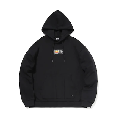 Li-Ning BADFIVE Loose Fit Cartoon Hoodie Black Casual Sportswear AWDQC31-2