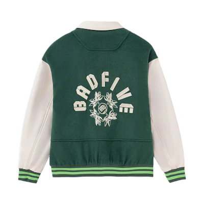 Li-Ning BADFIVE Loose Fit Colorblock Basketball Jacket - Green AJMS021-2
