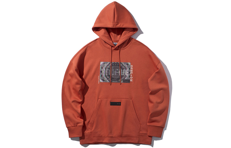 Li-Ning BADFIVE Loose Fit Fleece Basketball Hoodie - Caramel Color AWDQ097-4