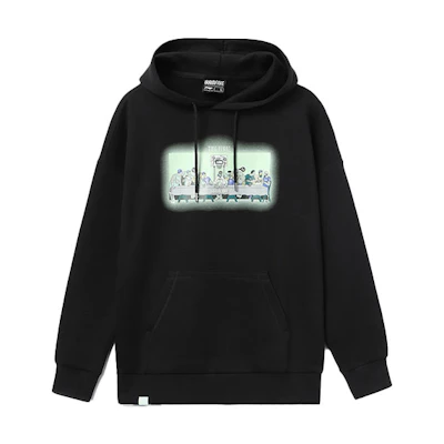 Li-Ning BADFIVE Loose Fit Pullover Hoodie Black () AWDR417-2
