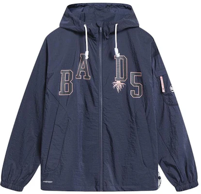 Li-Ning BADFIVE Navy Blue Windproof Hooded Sports Jacket. AFDT495-3 Buy Li-Ning BADFIVE Navy Blue Windproof Hooded Sports Jacket. AFDT495-3