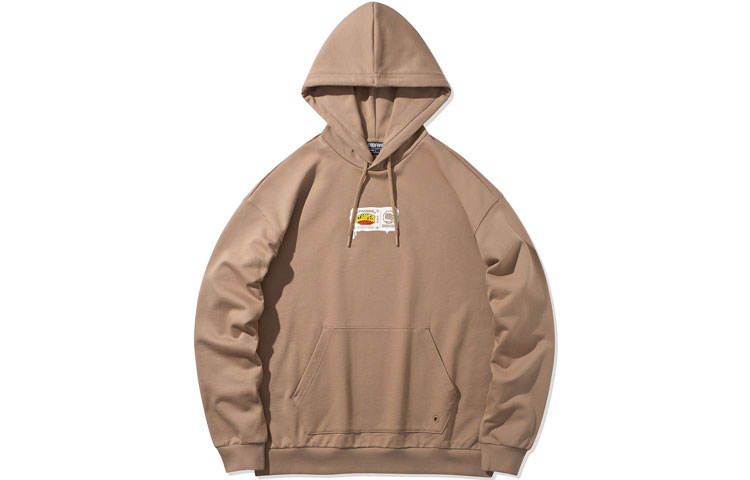 Li-Ning BADFIVE Oversized Casual Pullover Hoodie - Gingerbread Brown AWDQC31-3