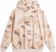 Li-Ning BADFIVE Oversized Printed Hoodie Mist Khaki AWDU719-2 Li-Ning BADFIVE Oversized Printed Hoodie Mist Khaki AWDU719-2