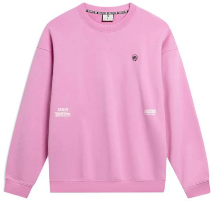 李寧BADFIVE夢幻粉色寬鬆圓領長袖上衣 男女款 AWDTB87-2 Buy 李寧BADFIVE夢幻粉色寬鬆圓領長袖上衣 男女款 AWDTB87-2