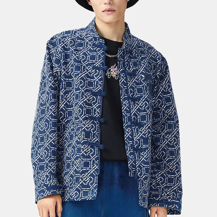 Li-Ning BADFIVE Printed Loose Jacket Blue -  Sportswear AFDR883-1 圖 5