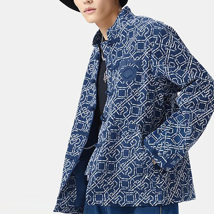 Li-Ning BADFIVE Printed Loose Jacket Blue -  Sportswear AFDR883-1 圖 6