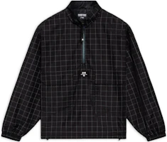 Li-Ning BADFIVE Reflective Plaid Letter Print Loose Fit Jacket Black AFDS363-2 Li-Ning BADFIVE Reflective Plaid Letter Print Loose Fit Jacket Black AFDS363-2