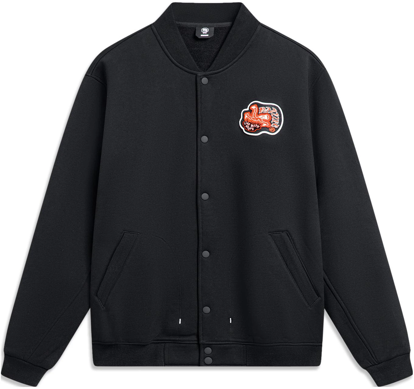 li-ning-badfive-retro-baseball-jacket-black-fleece-button-up-style-ajdu-007-3