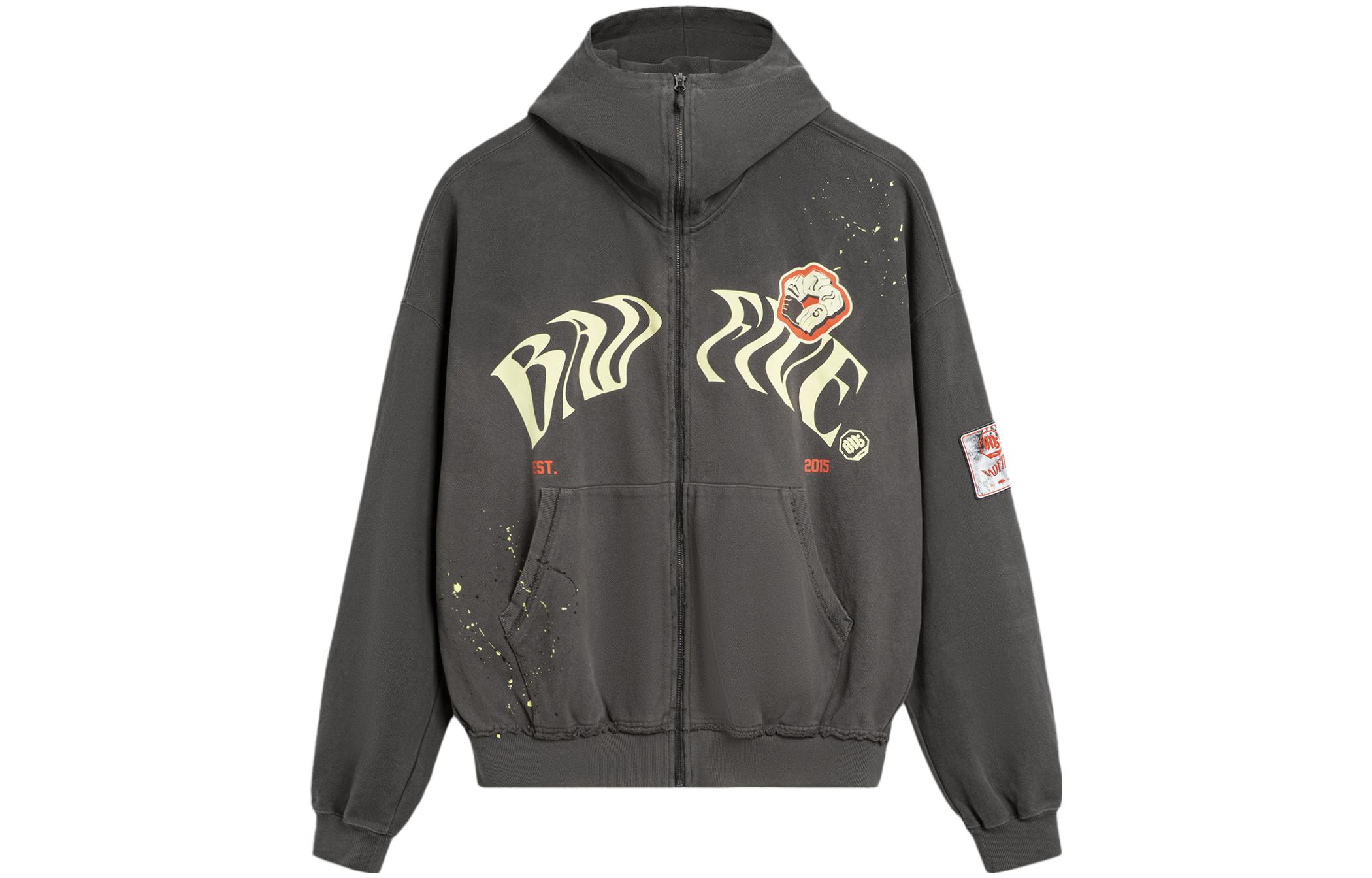 Li-Ning BADFIVE Retro Basketball Hoodie Jacket Obsidian Gray - AWDU143-1