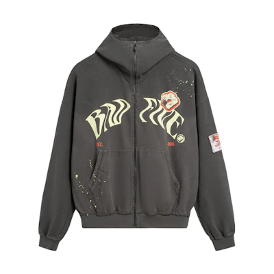 Li-Ning BADFIVE Retro Basketball Hoodie Jacket Obsidian Gray - AWDU143-1