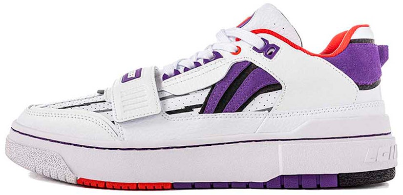 LiNing李寧 新秀Rookie 范弗利特pe 防滑減震 低幫 復古籃球鞋 男款 白紫 Buy LiNing李寧 新秀Rookie 范弗利特pe 防滑減震 低幫 復古籃球鞋 男款 白紫