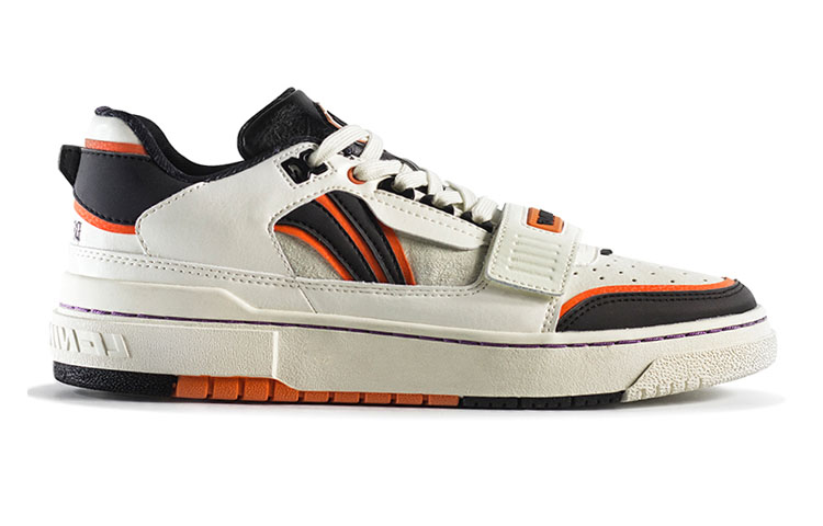 Order 李宁 新秀 长安少年 減震防滑耐磨 低幫 復古籃球鞋 螢光焰橙