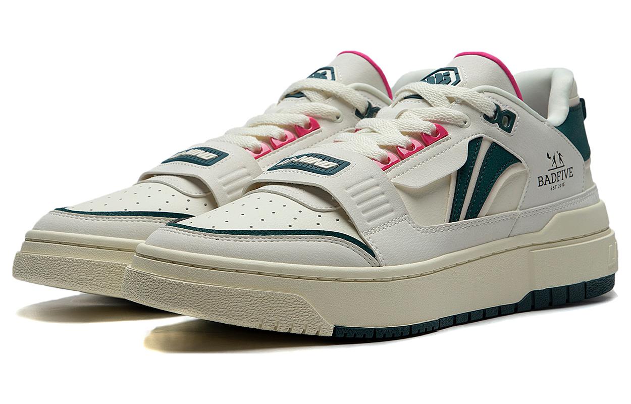 Lookbook 李宁 BadFive Rookie 滑板鞋 &#x27;奶油白黑&#x27; ABCT067-1