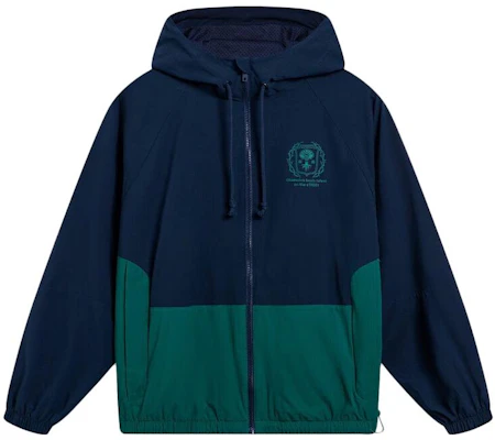 李宁BADFIVE系列拼色防风外套海军蓝/绿色 AFDT435-6 Buy 李宁BADFIVE系列拼色防风外套海军蓝/绿色 AFDT435-6