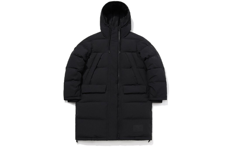 Order Li-Ning BADFIVE Winter Black Hoody Down Jacket for Basketball AYMQ103-3