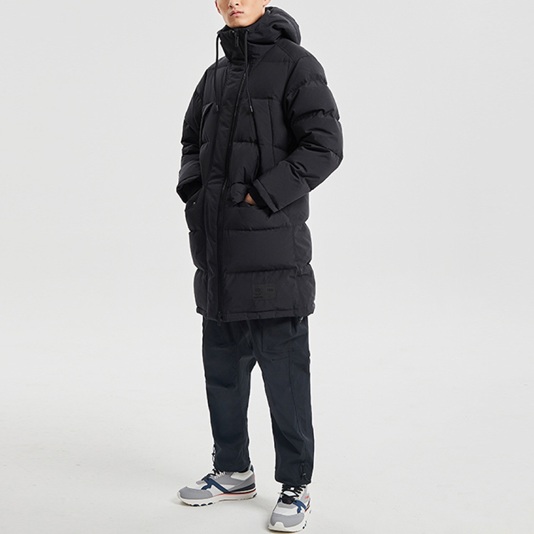 Purchase Li-Ning BADFIVE Winter Black Hoody Down Jacket for Basketball AYMQ103-3