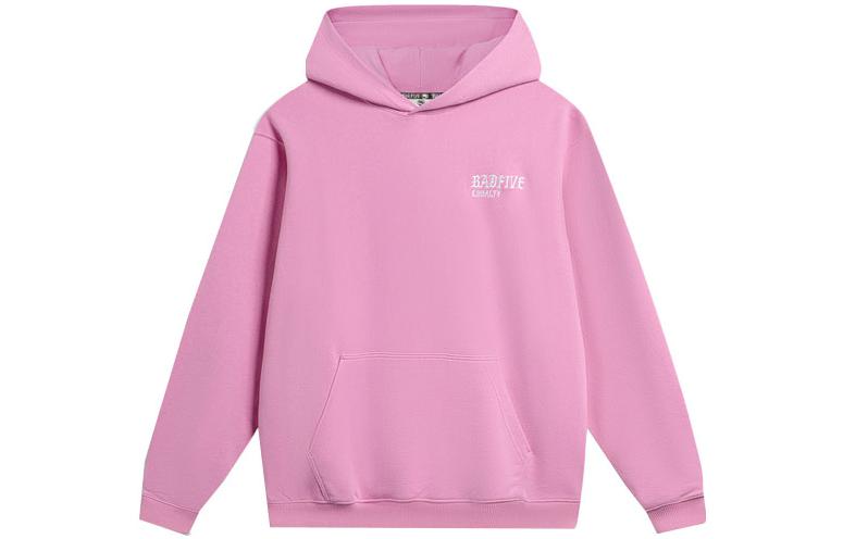 Li-Ning BADFIVE Mister Cartoon Hoodie Dream Pink Unisex AWDTB97-2