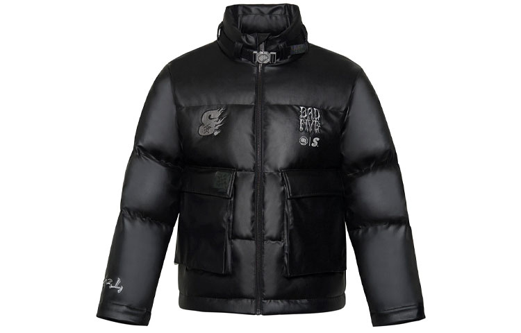 Lookbook Chaqueta de Plumas Negra Li-Ning BADFIVE x STA GROUP Invierno Hombre. AYMR491-1