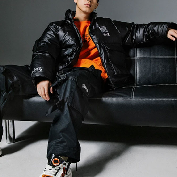 Shop Chaqueta de Plumas Negra Li-Ning BADFIVE x STA GROUP Invierno Hombre. AYMR491-1